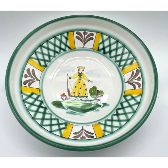 NEW Gmundner Keramik Female "Hunter's Delight" Cereal Bowl 6.5" Handmade Austria - Picture 1 of 6